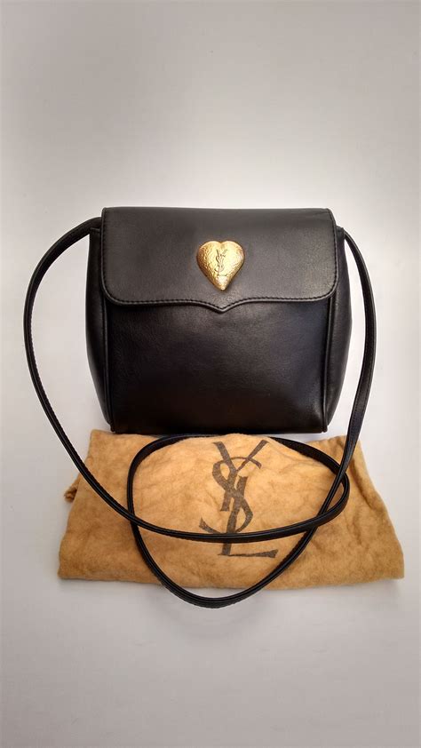 ysl vintage black bag|how to authenticate ysl bag.